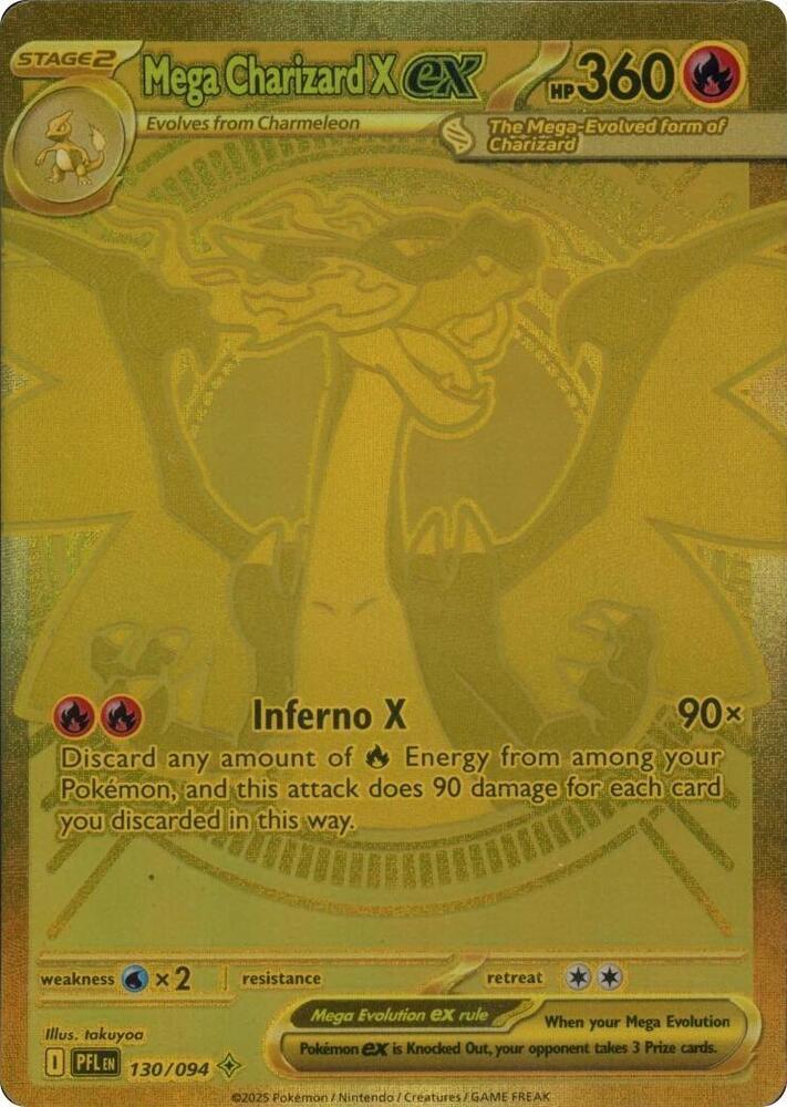 139827695 130/094 Mega Charizard X ex PSA 9