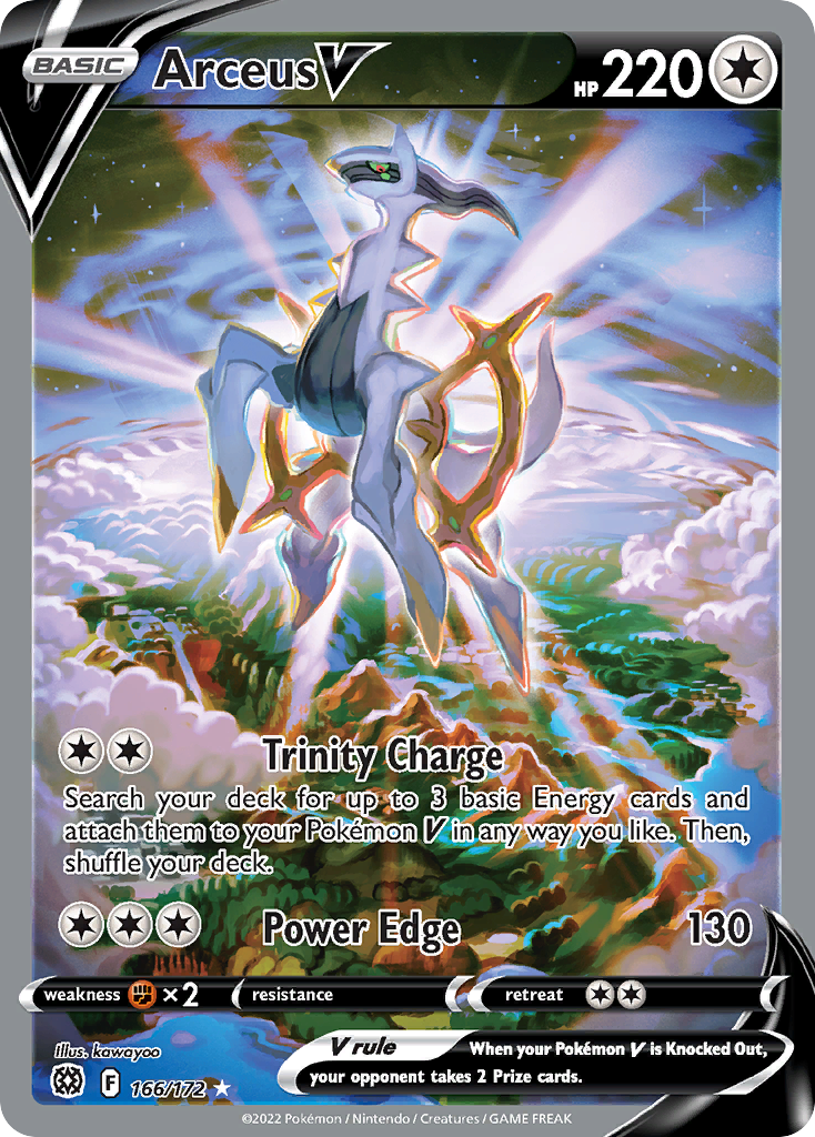 140336313 166/172 Arceus V PSA 9