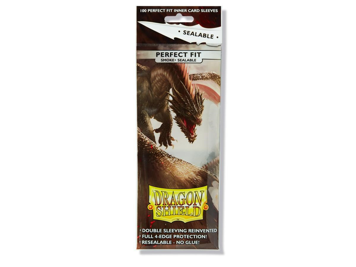 Dragon Shield Perfect Fit Standard Sealable Sleeves - Smoke Yarost (100-Pack)