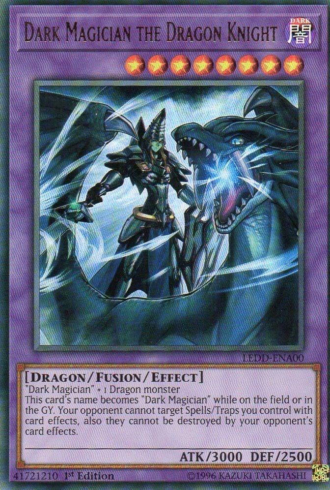 120052684 41721210 Dark Magician The Dragon Knight 1st Ed (yu-gi-oh!) PSA 8