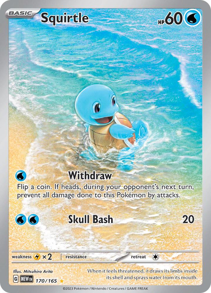 132420537 170/165 Squirtle PSA 9