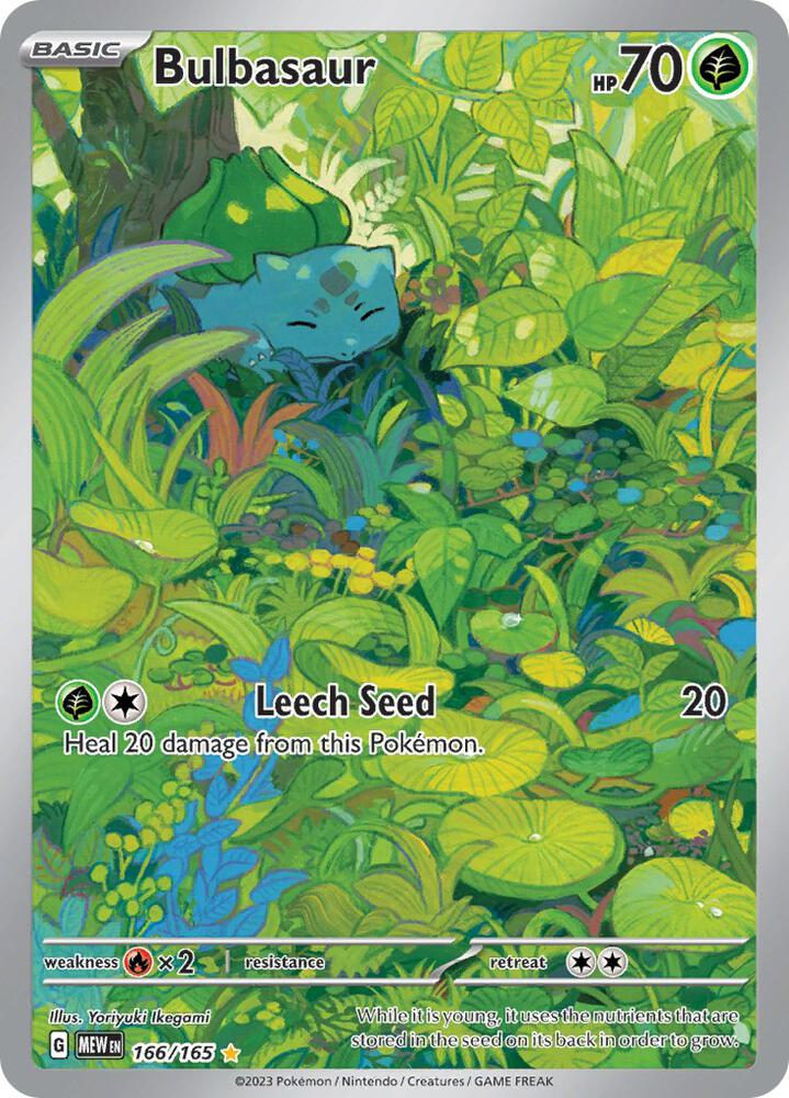 100670000 166/165 Bulbasaur PSA 9