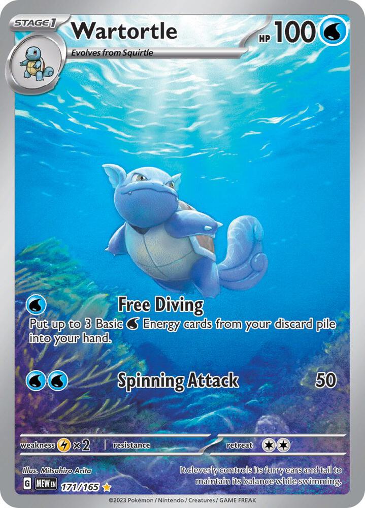 104278059 171/165 Wartortle PSA 9