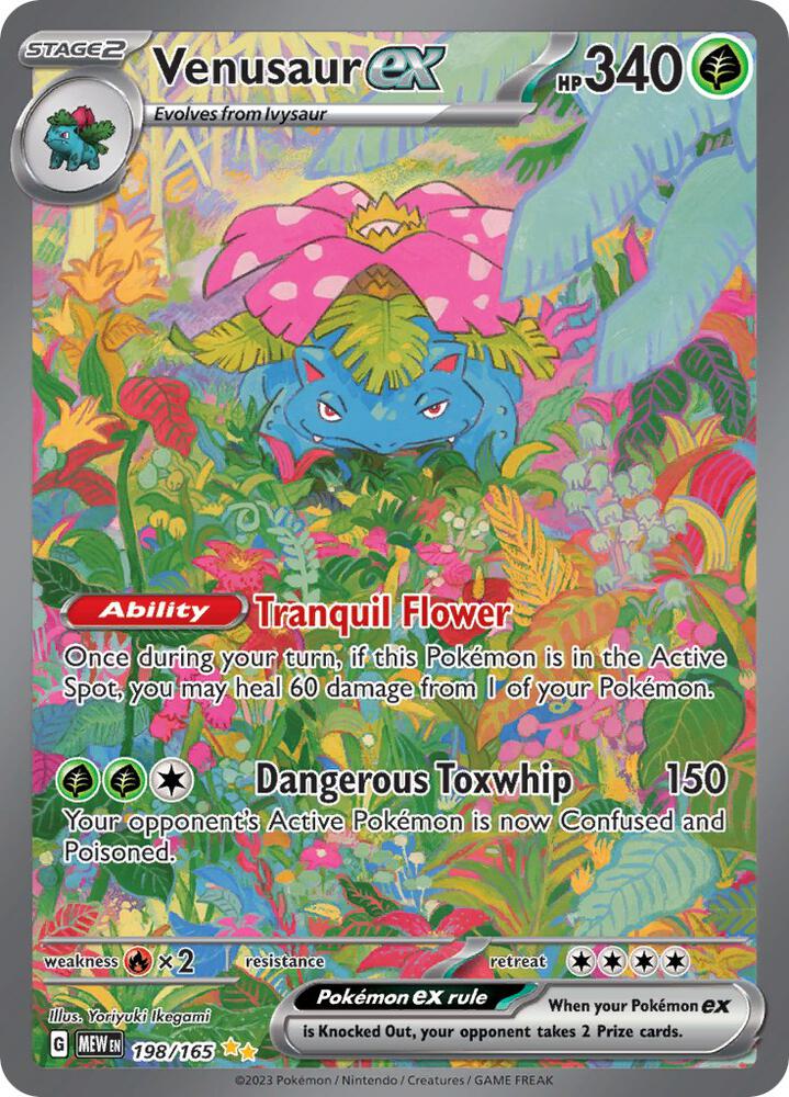 127940398 198/165 Venusaur ex PSA 9