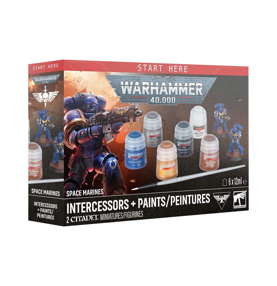 Space Marines Intercessors + Paints