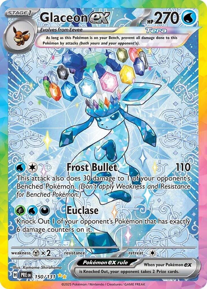 158901360 Glaceon ex 150/131 PSA 9