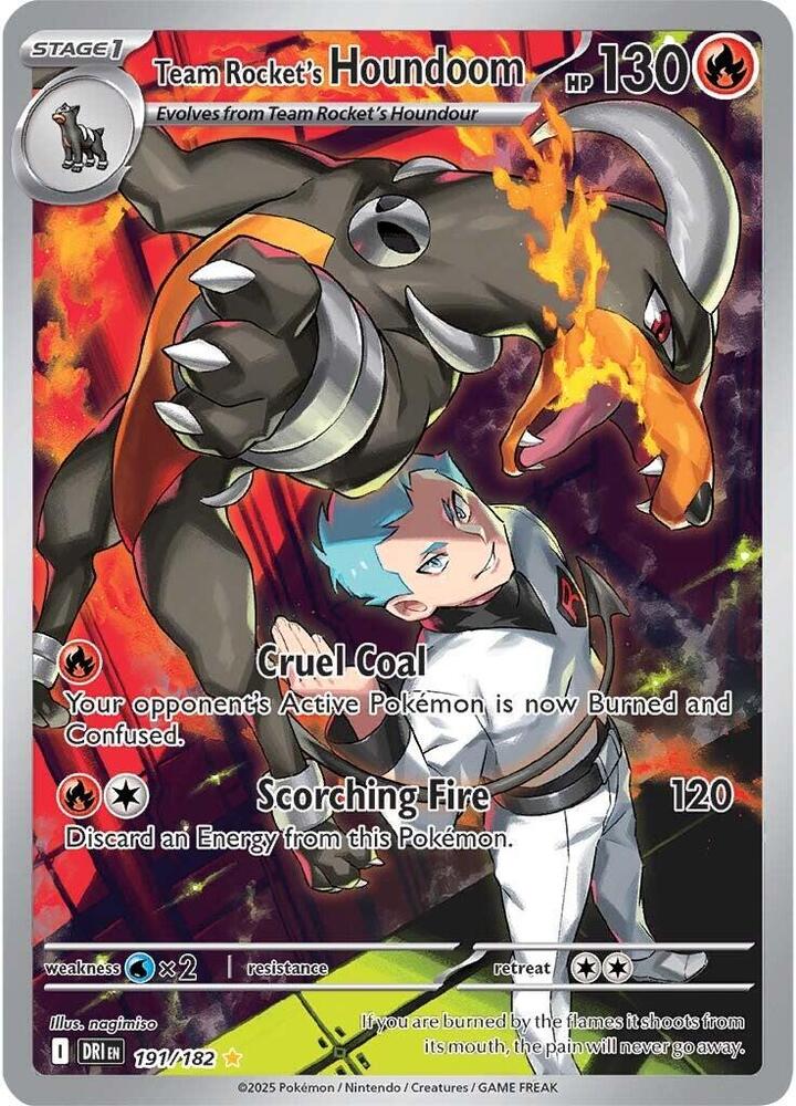 148631699 191/182 Rocket's Houndoom PSA 8