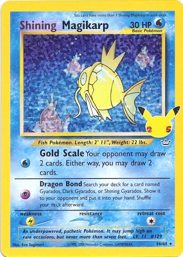 64530215 66/64 Shining Magikarp PSA 9