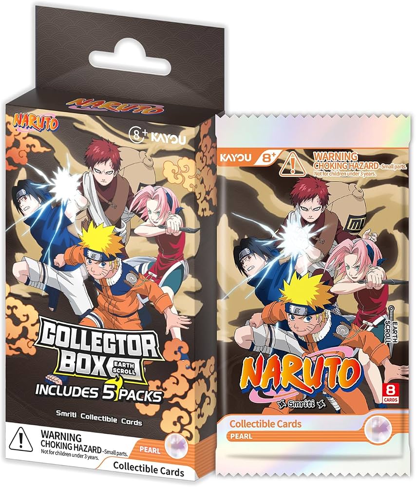 Naruto Earth Scroll Collector Box (5 pack box)